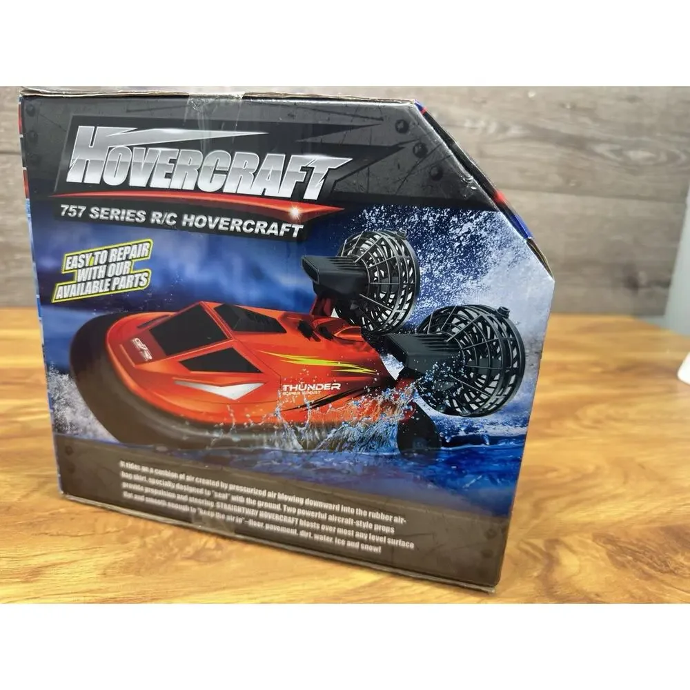 NQD 757 Series Radio Control Hovercraft Super Sports 1:10 Scale 2.4GHz Red Boat
